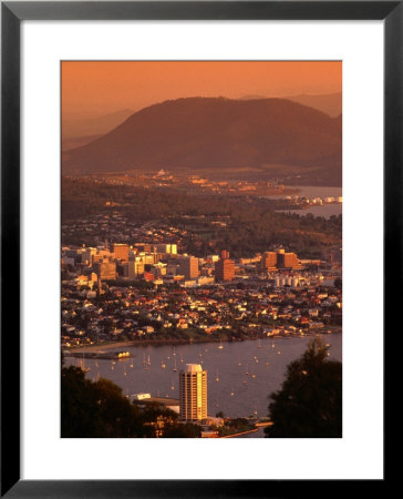 Hobart From Mt. Nelson, Hobart, Tasmania, Australia by John Banagan Pricing Limited Edition Print image
