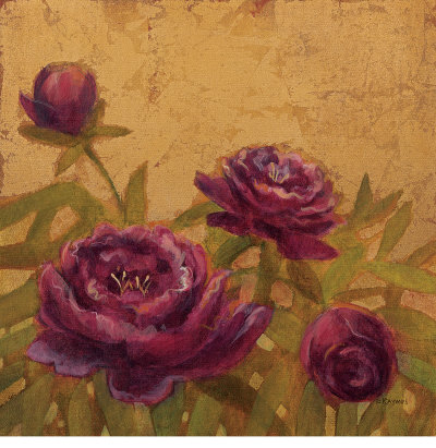 Garden Peonies by Edward Raymes Pricing Limited Edition Print image