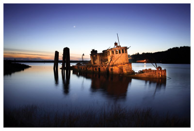 Gold Beach Sunk Boat by Shane Settle Pricing Limited Edition Print image