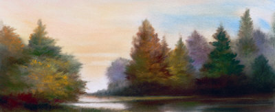Pine Tree Lake I by Brian Lane Pricing Limited Edition Print image