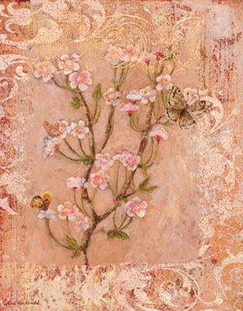 Butterflies And Blossoms I by Lisa Ven Vertloh Pricing Limited Edition Print image