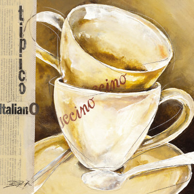 Due Cappuccino by Elizabeth Espin Pricing Limited Edition Print image