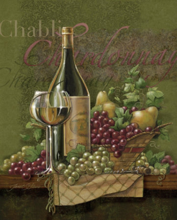 Chardonnay Still Life by Janet Stever Pricing Limited Edition Print image