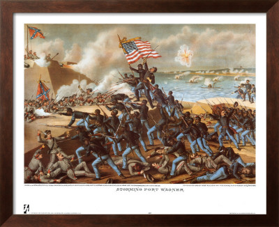 Storming Fort Wagner by Kurz & Allison Pricing Limited Edition Print image