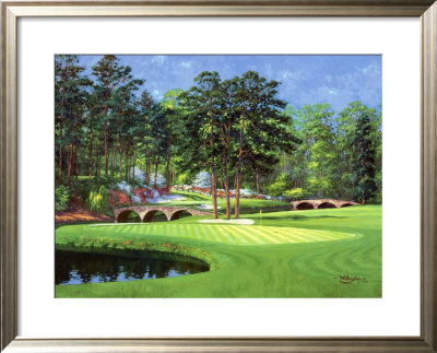 12Th At Augusta, White Dogwood by Bernard Willington Pricing Limited Edition Print image
