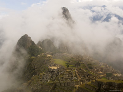 Scenic Of Machu Picchu In Clouds, Peru by Dennis Kirkland Pricing Limited Edition Print image