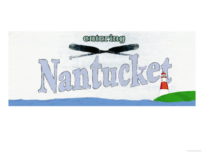 New England Signs: Nantucket by Cynthia Rodgers Pricing Limited Edition Print image
