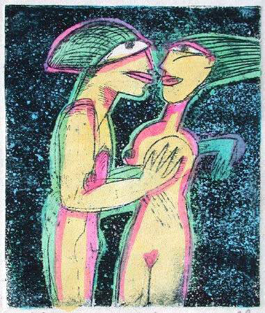 Couple Iii by Mario Murua Pricing Limited Edition Print image