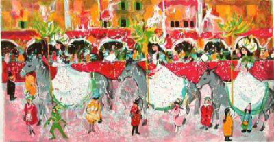 Carnaval De Nice by Nathalie Chabrier Pricing Limited Edition Print image