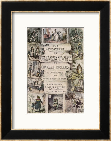 Oliver Twist By Charles Dickens by George Cruikshank Pricing Limited Edition Print image
