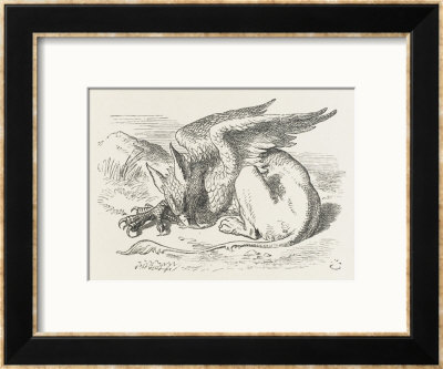 The Griffin Asleep by John Tenniel Pricing Limited Edition Print image