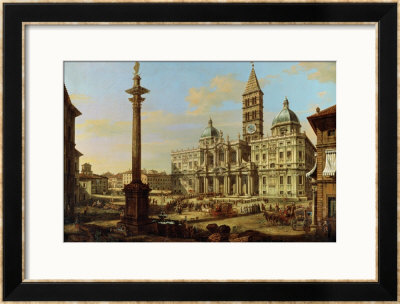 Santa Maria Maggiore, Rome, 1739 by Bernardo Bellotto Pricing Limited Edition Print image