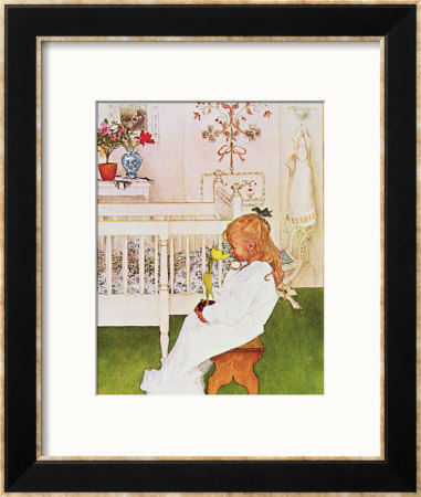 Lisbeth With A Yellow Tulip by Carl Larsson Pricing Limited Edition Print image