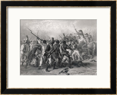 Haiti: French And Patriots In Hand-To-Hand Combat by Raffet Pricing Limited Edition Print image