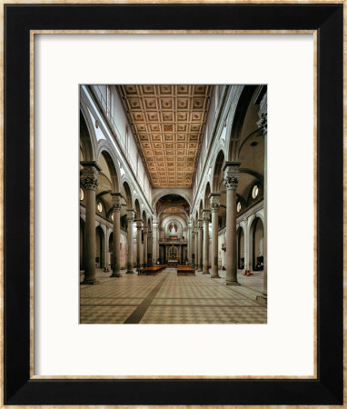 Interior Looking Towards The Apse by Filippo Brunelleschi Pricing Limited Edition Print image