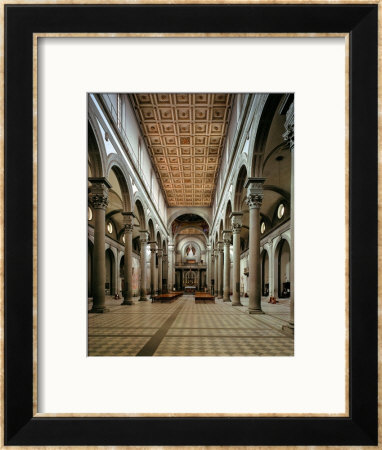 Interior Looking Towards The Apse by Filippo Brunelleschi Pricing Limited Edition Print image