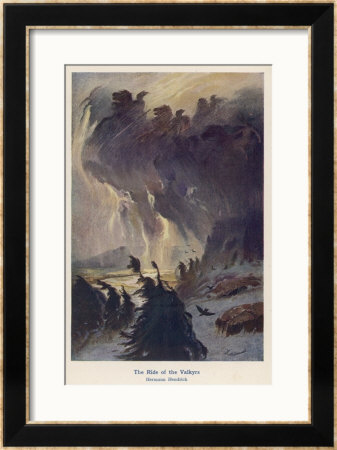 The Ride Of The Valkyries by Hermann Hendrich Pricing Limited Edition Print image