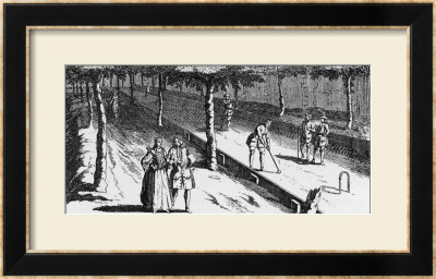 Gentleman Enjoy A Game Of Pall Mall A French Hybrid Of Golf And Croquet Played by Guevard Pricing Limited Edition Print image