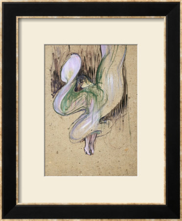 Study For Loie Fuller At The Folies Bergeres, 1893 by Henri De Toulouse-Lautrec Pricing Limited Edition Print image