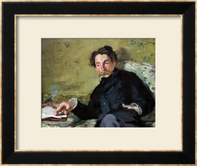 Stephane Mallarme (1842-98) 1876 by Edouard Manet Pricing Limited Edition Print image
