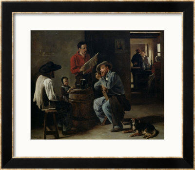 Interior Of A Tavern, 1859 by Francois Bonvin Pricing Limited Edition Print image