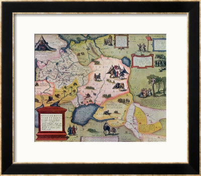 Map Of The Russian Empire In The Sixteenth Century, Copy Of An Original Of 1571 by Abraham Ortelius Pricing Limited Edition Print image