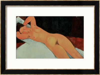 Nude, 1917 by Amedeo Modigliani Pricing Limited Edition Print image