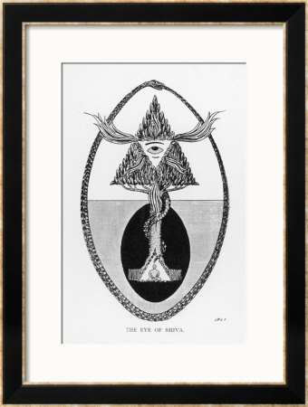 The Eye Of Shiva A Magical Protective Sign Of The Indians by J.F.C. Fuller Pricing Limited Edition Print image