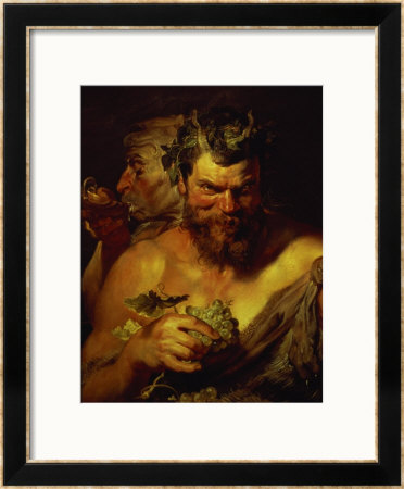 Two Satyrs by Peter Paul Rubens Pricing Limited Edition Print image