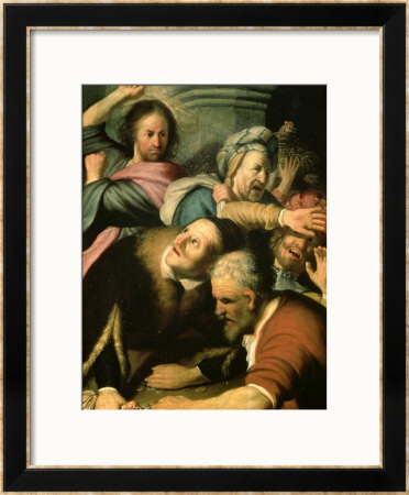 Christ Driving The Moneychangers From The Temple, 1626 by Rembrandt Van Rijn Pricing Limited Edition Print image