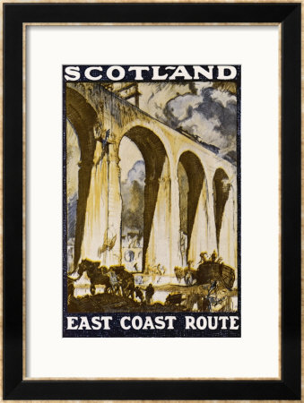 By Rail To Scotland: The Royal Border Bridge by Frank Brangwyn Pricing Limited Edition Print image