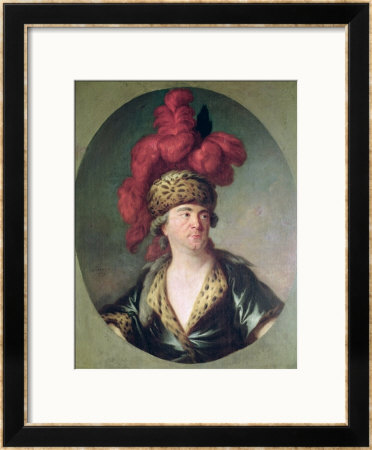 The Actor Lekain In The Role Of Genghis Khan, In The Opera L'orphelin De Chine By Voltaire, 1769 by Simon Bernard Le Noir Pricing Limited Edition Print image