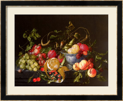 A Still Life Of Fruit by Cornelis De Heem Pricing Limited Edition Print image