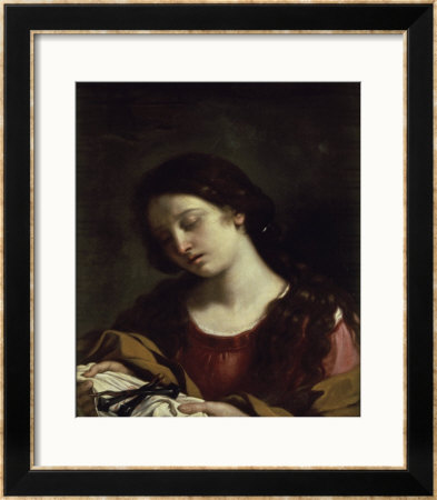 Magdalen Contemplating by Guercino (Giovanni Francesco Barbieri) Pricing Limited Edition Print image