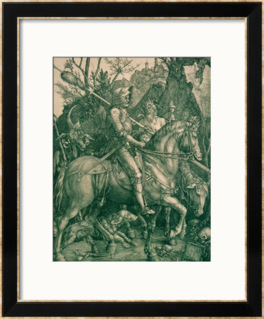 Knight, Death And The Devil, 1513 by Albrecht Durer Pricing Limited Edition Print image