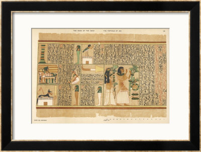 Scene Of The Sepulchral Chamber by E.A. Wallis Budge Pricing Limited Edition Print image