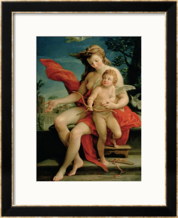 Venus And Cupid, 1785 by Pompeo Batoni Pricing Limited Edition Print image