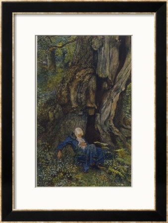 Merlin Reveals The Secrets Of His Magic To Vivien Who Promptly Deserts Him by Eleanor Fortescue Brickdale Pricing Limited Edition Print image