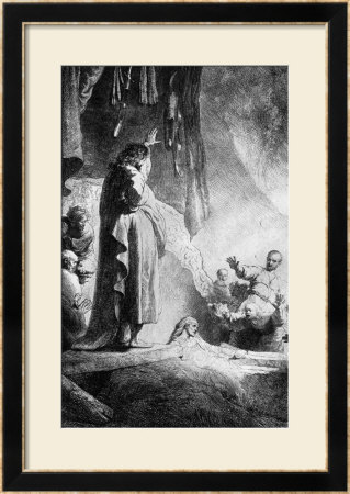 The Great Raising Of Lazarus by Rembrandt Van Rijn Pricing Limited Edition Print image