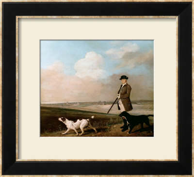 Sir John Nelthorpe, 6Th Baronet Out Shooting With His Dogs In Barton Field, Licolnshire, 1776 by George Stubbs Pricing Limited Edition Print image