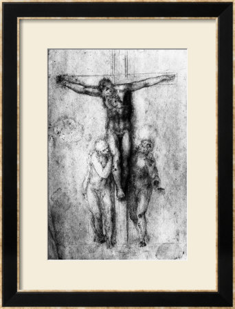 Crucifixion, British Museum, London by Michelangelo Buonarroti Pricing Limited Edition Print image