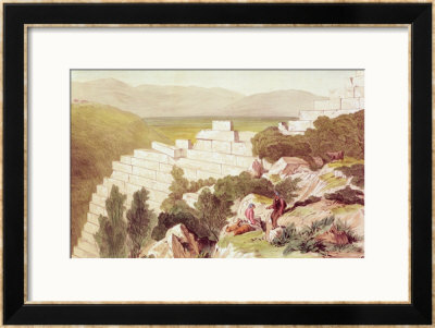 Walls Of Ancient Samos, Cephalonia by Edward Lear Pricing Limited Edition Print image