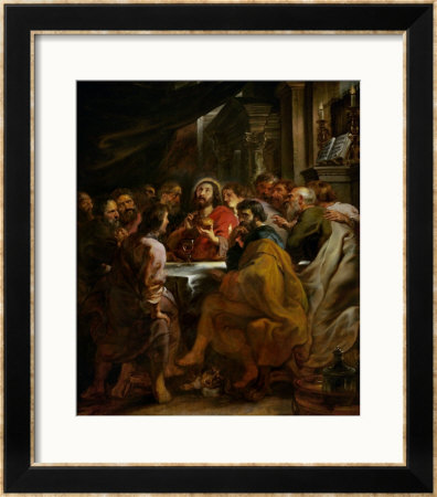 Last Supper, 1630-1632, Commissioned By Catherine Lescuyer by Peter Paul Rubens Pricing Limited Edition Print image