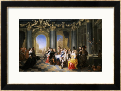 A Feast In An Interior by Hieronymus Janssens Pricing Limited Edition Print image