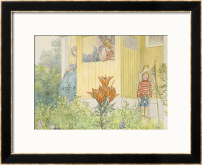 Dressing Up by Carl Larsson Pricing Limited Edition Print image