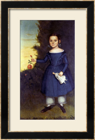 Portrait Of Miss Annis Griffen, 1846 by Joseph Goodhue Chandler Pricing Limited Edition Print image