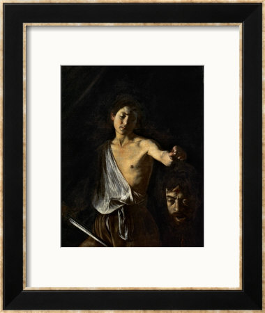 David With The Head Of Goliath by Caravaggio Pricing Limited Edition Print image
