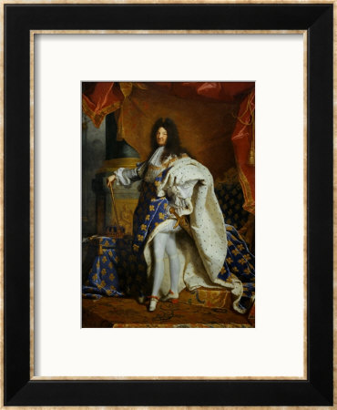 Louis Xiv, King Of France (1638-1715) In Royal Costume, 1701 by Hyacinthe Rigaud Pricing Limited Edition Print image