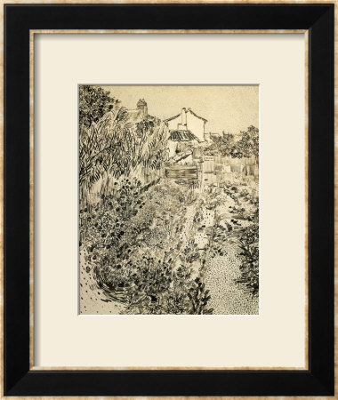 The Flower Garden, C.1888 by Vincent Van Gogh Pricing Limited Edition Print image