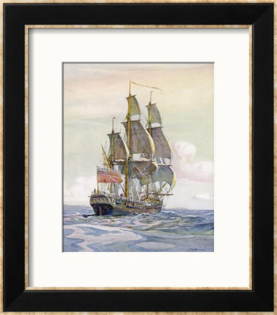 Captain James Cook's Ship by Gregory Robinson Pricing Limited Edition Print image
